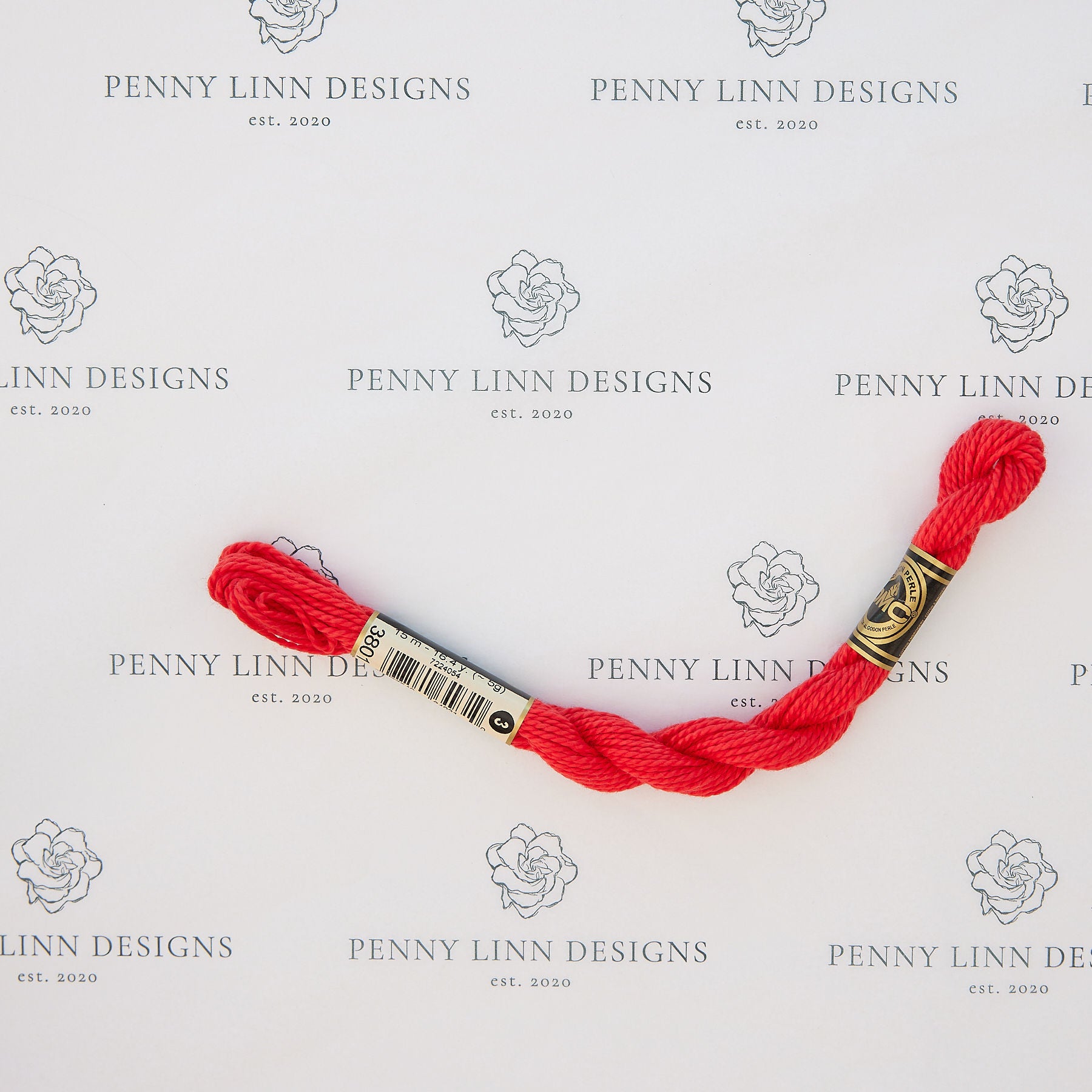 DMC 3 Pearl Cotton 3801 Tulip Red