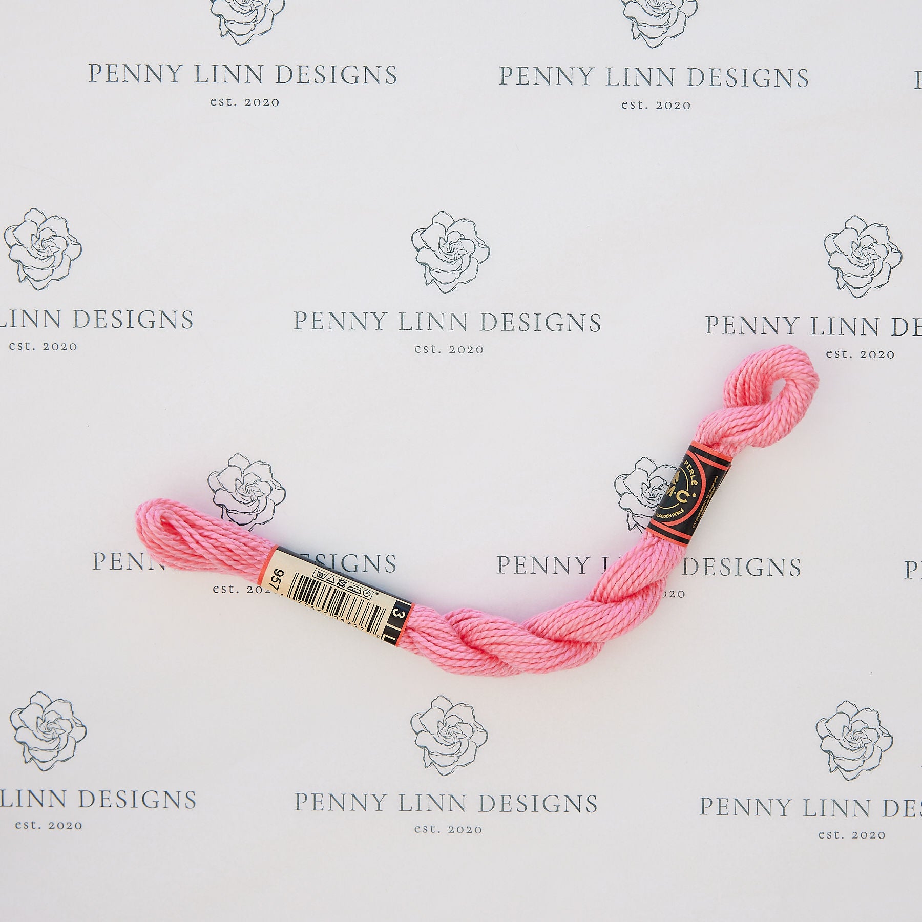 DMC 3 Pearl Cotton 957 Bubblegum Pink