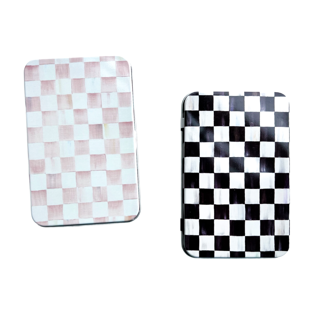 MacKenzie-Childs Printed Tin Box with Magnet