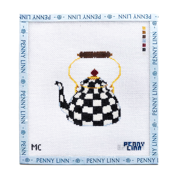 MacKenzie-Childs Courtly Check Tea Kettle