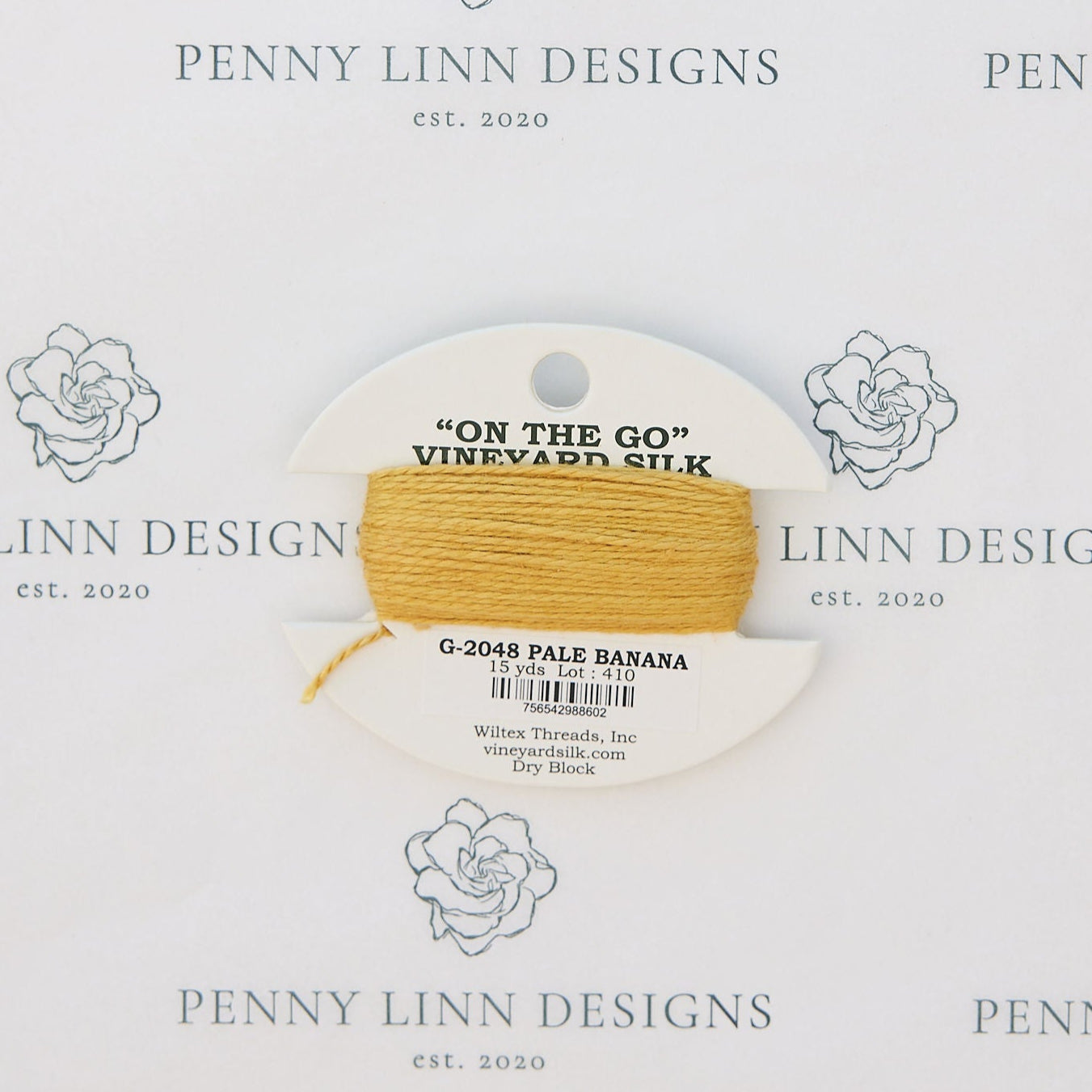 Vineyard On the Go Card G-2048 Pale Banana