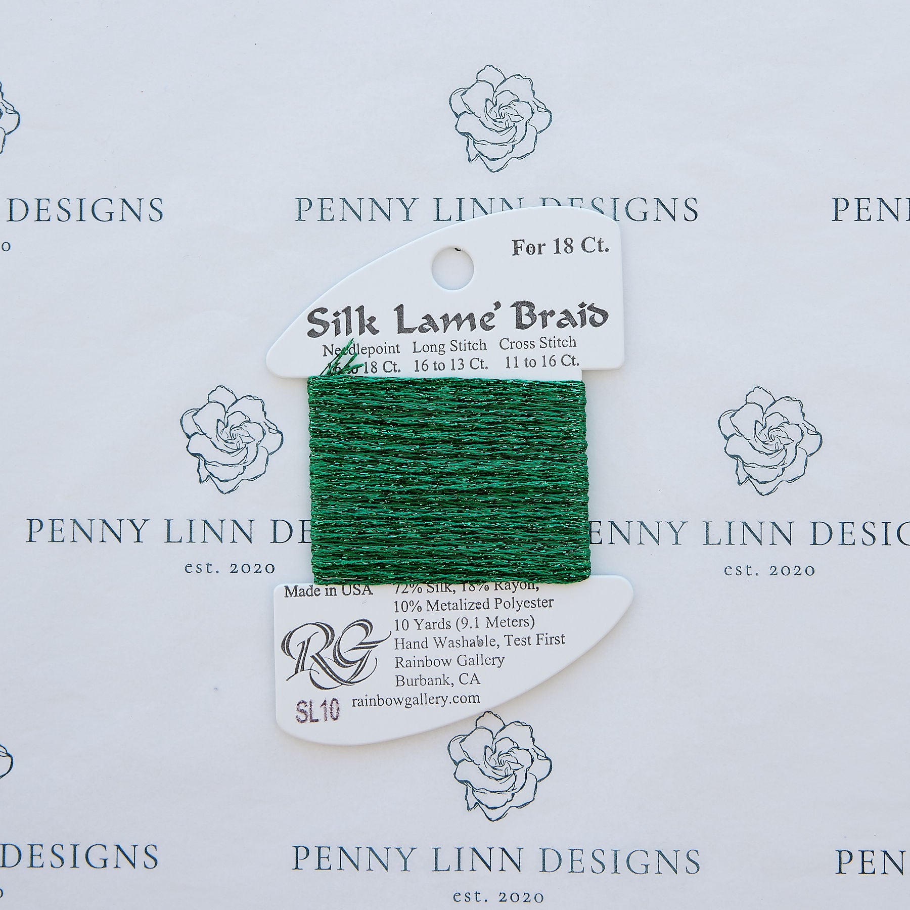 Silk Lamé Braid SL10 Green