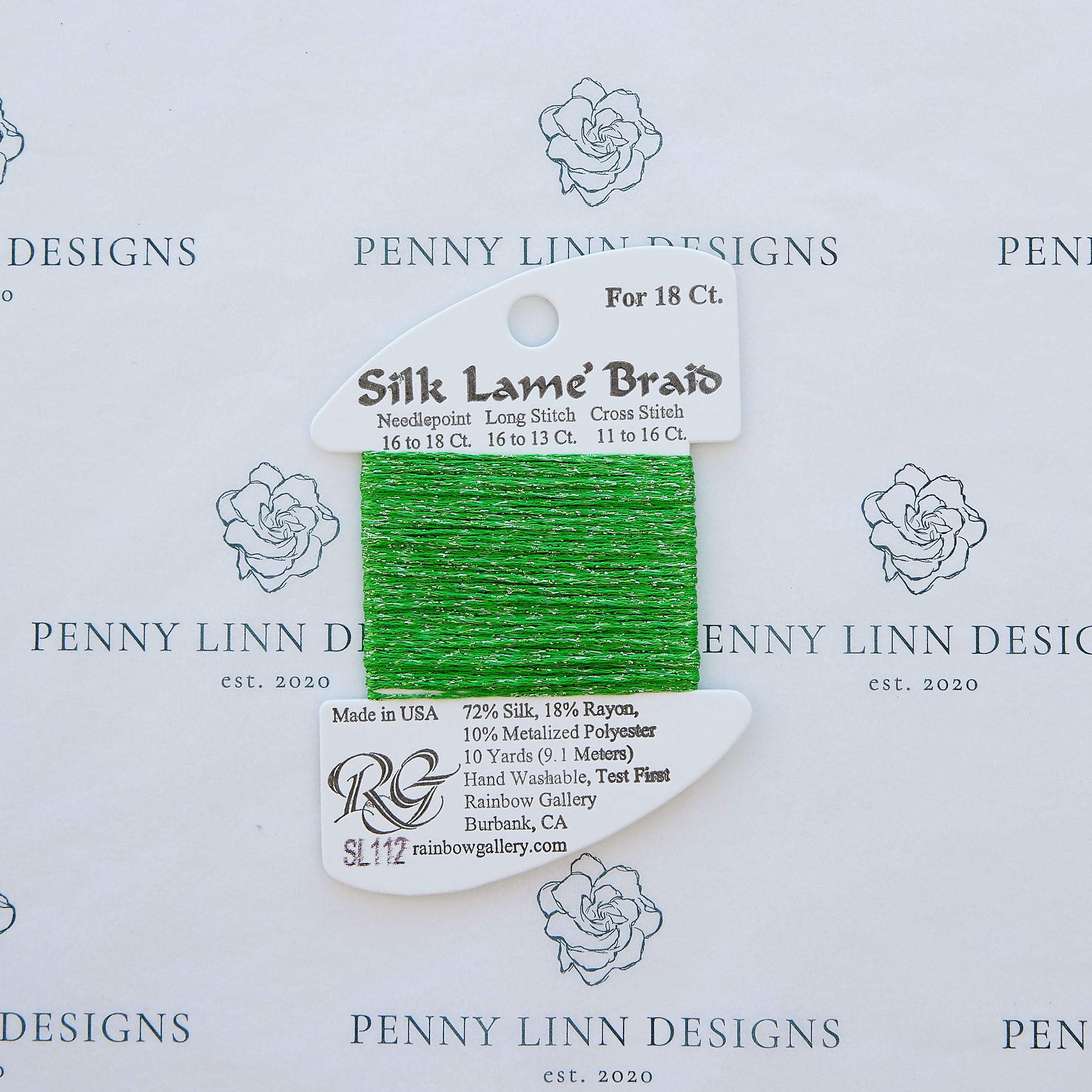 Silk Lamé Braid SL112 Spring Green