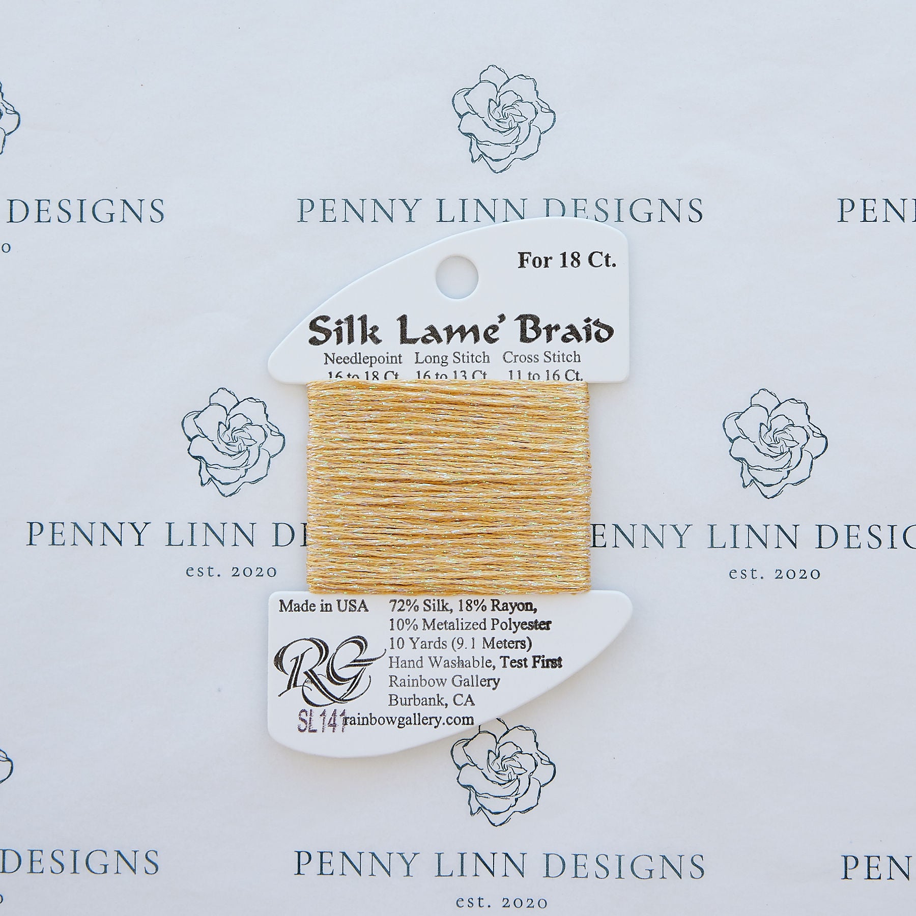 Silk Lamé Braid SL141 Pineapple