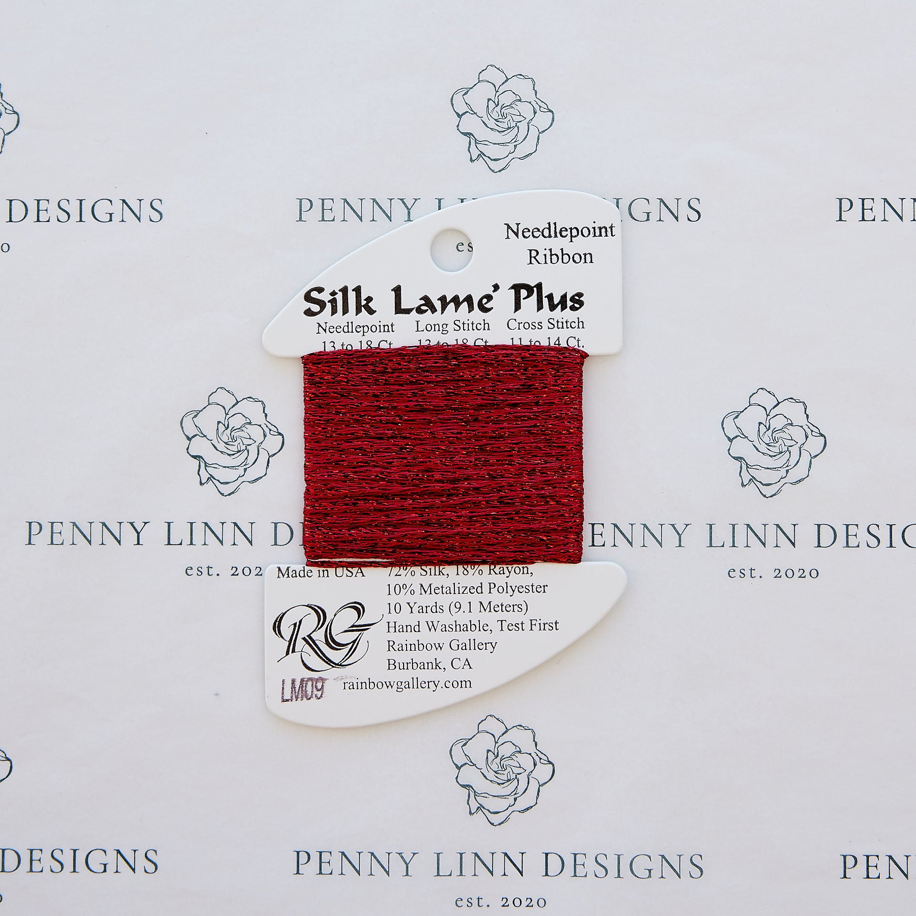 Silk Lamé Plus LM09 Dark Red