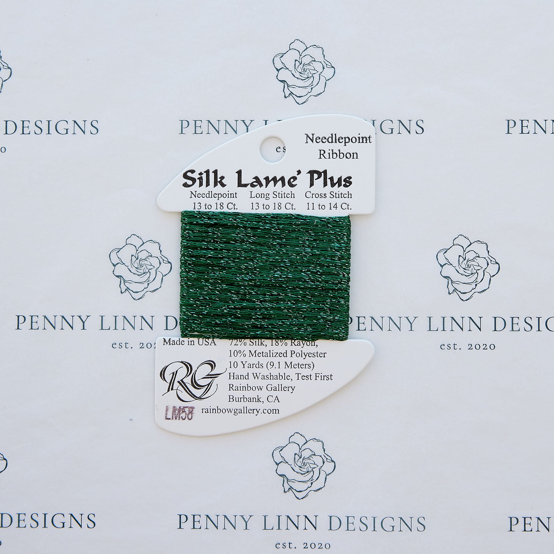Silk Lamé Plus LM58 Dark Christmas Green