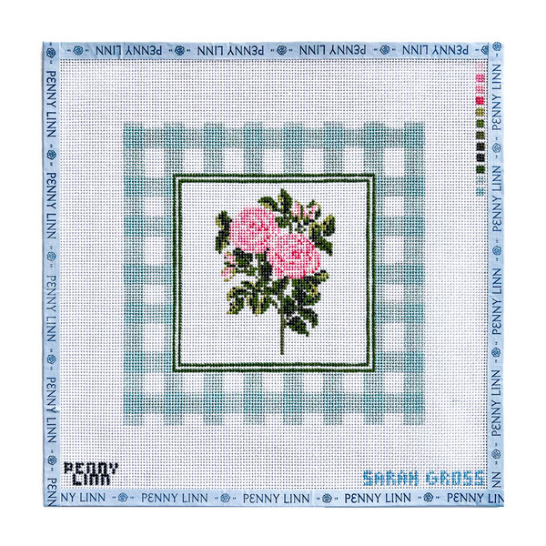 Gingham Botanical - Roses