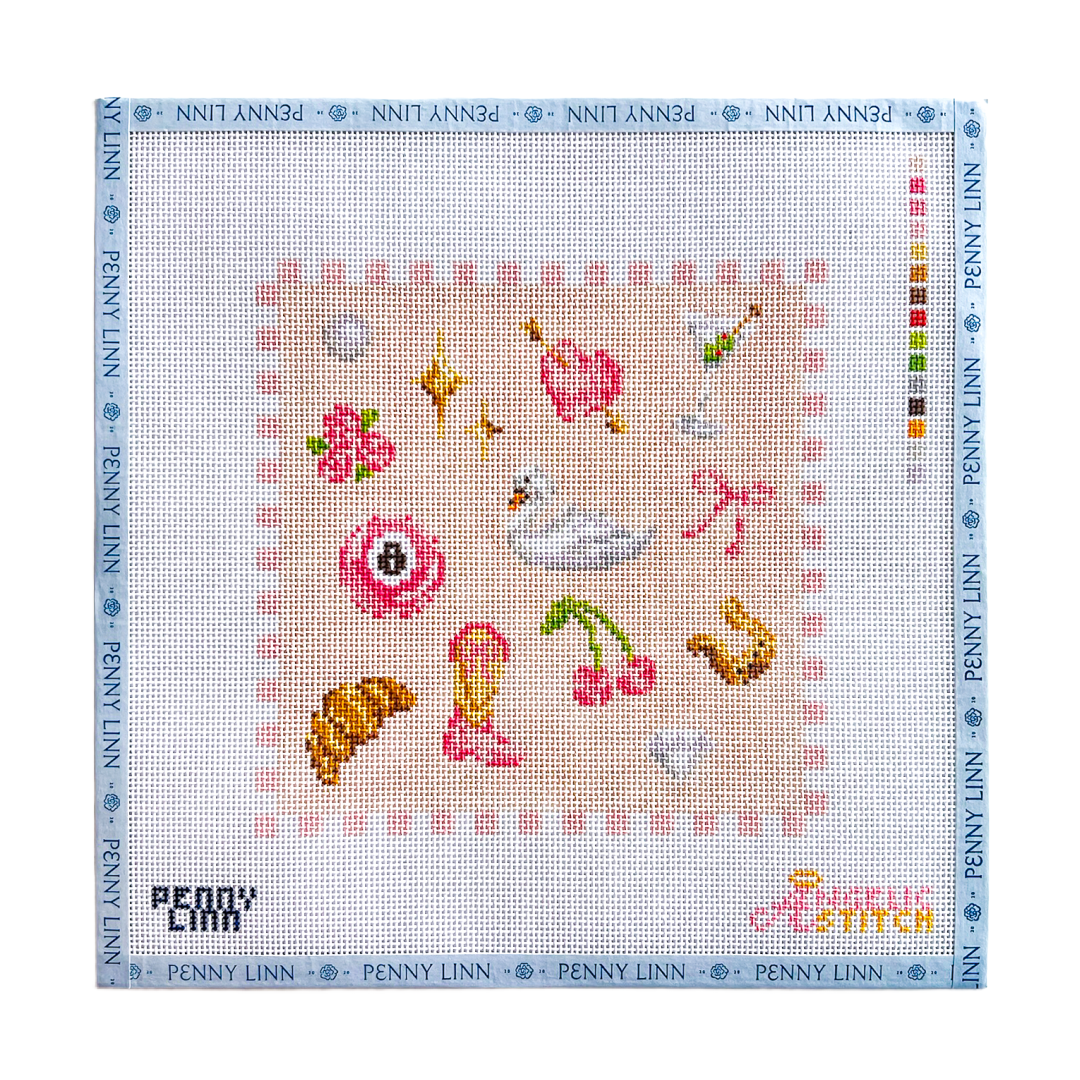 Coquette Motif Square - Pink