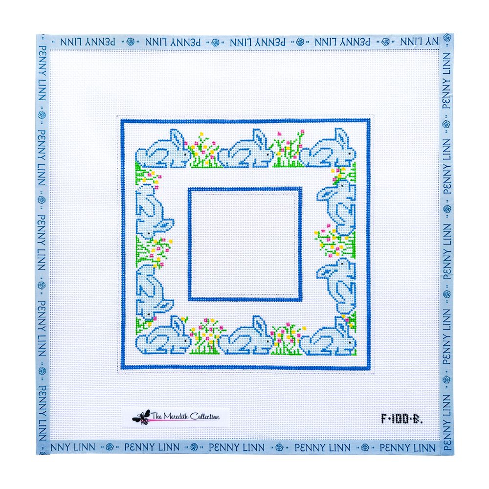 Bunnies and Flowers Frame