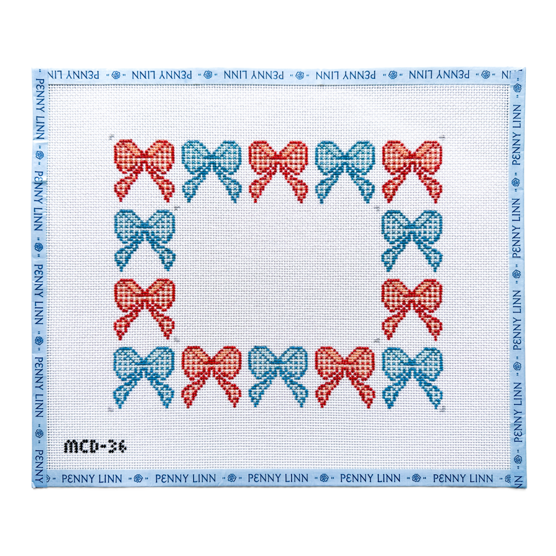 Gingham Bow Frame