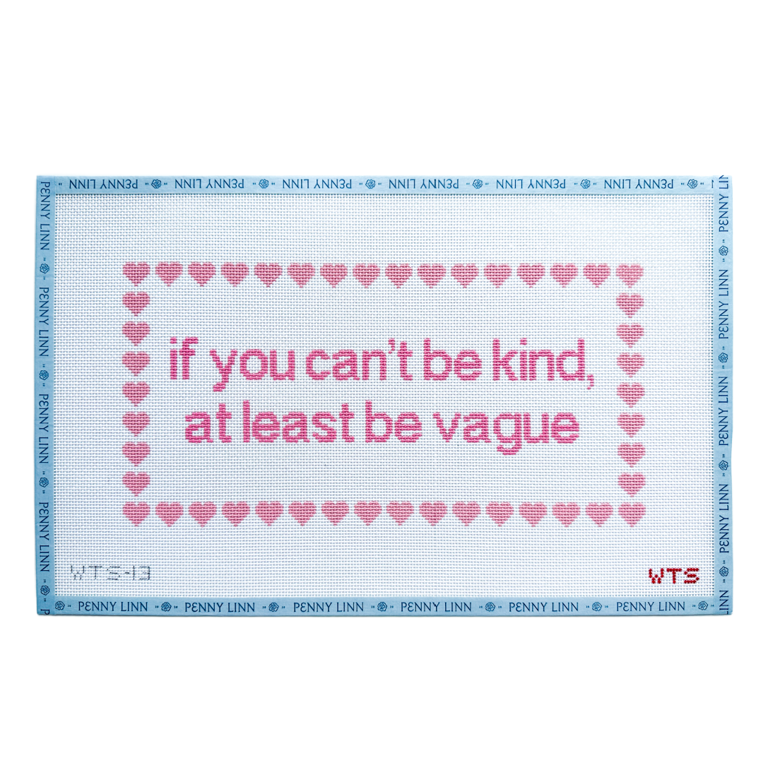 If You Can't Be Kind, At Least Be Vague