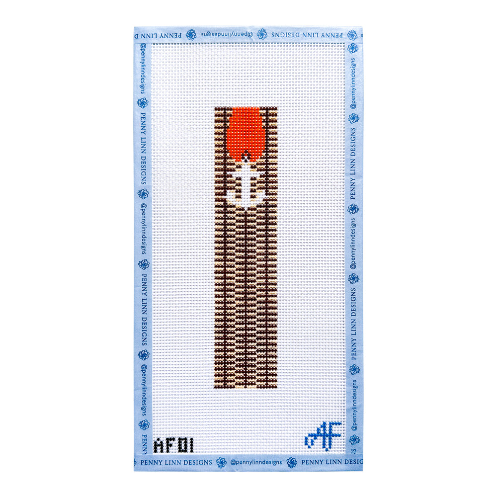 Basketweave Anchor Key Fob