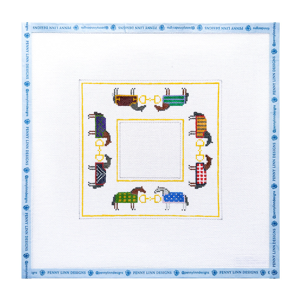 Horse and Bits Picture Frame