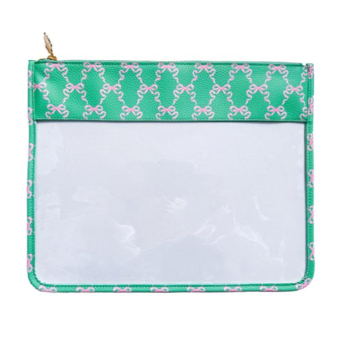Large Hannah Bow Ribbon Trellis Project Bag