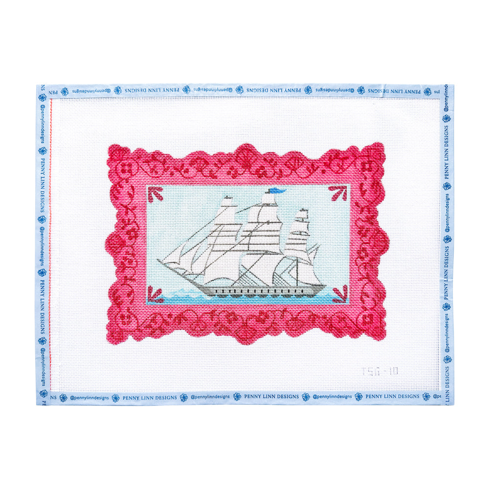 Nantucket Whaler in Pink Luster