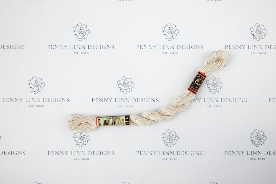 DMC 3 Pearl Cotton 746 ECRU - Penny Linn Designs - DMC