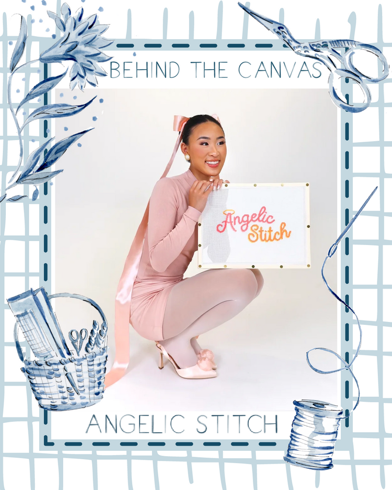 Behind the Canvas - Angelic Stitch