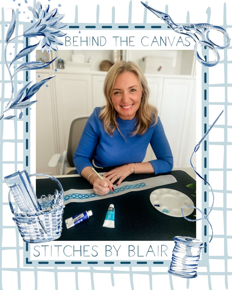 Behind the Canvas - Stitches by Blair - Penny Linn Designs