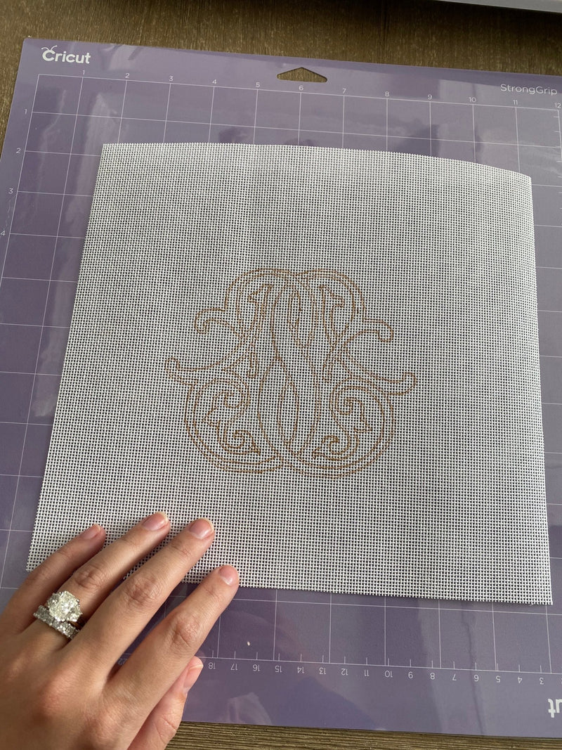 How-To: Using a Cricut to make a Needlepoint Canvas - Penny Linn Designs