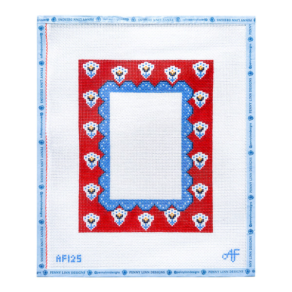 4x6 Red and Blue Frame