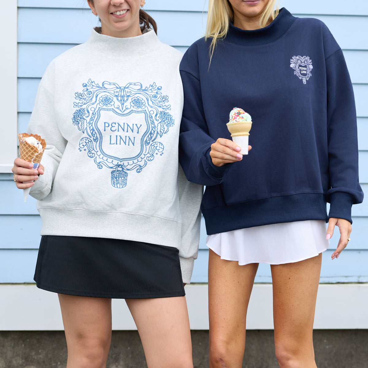 Penny Linn Full Crest Mock Neck Pullover