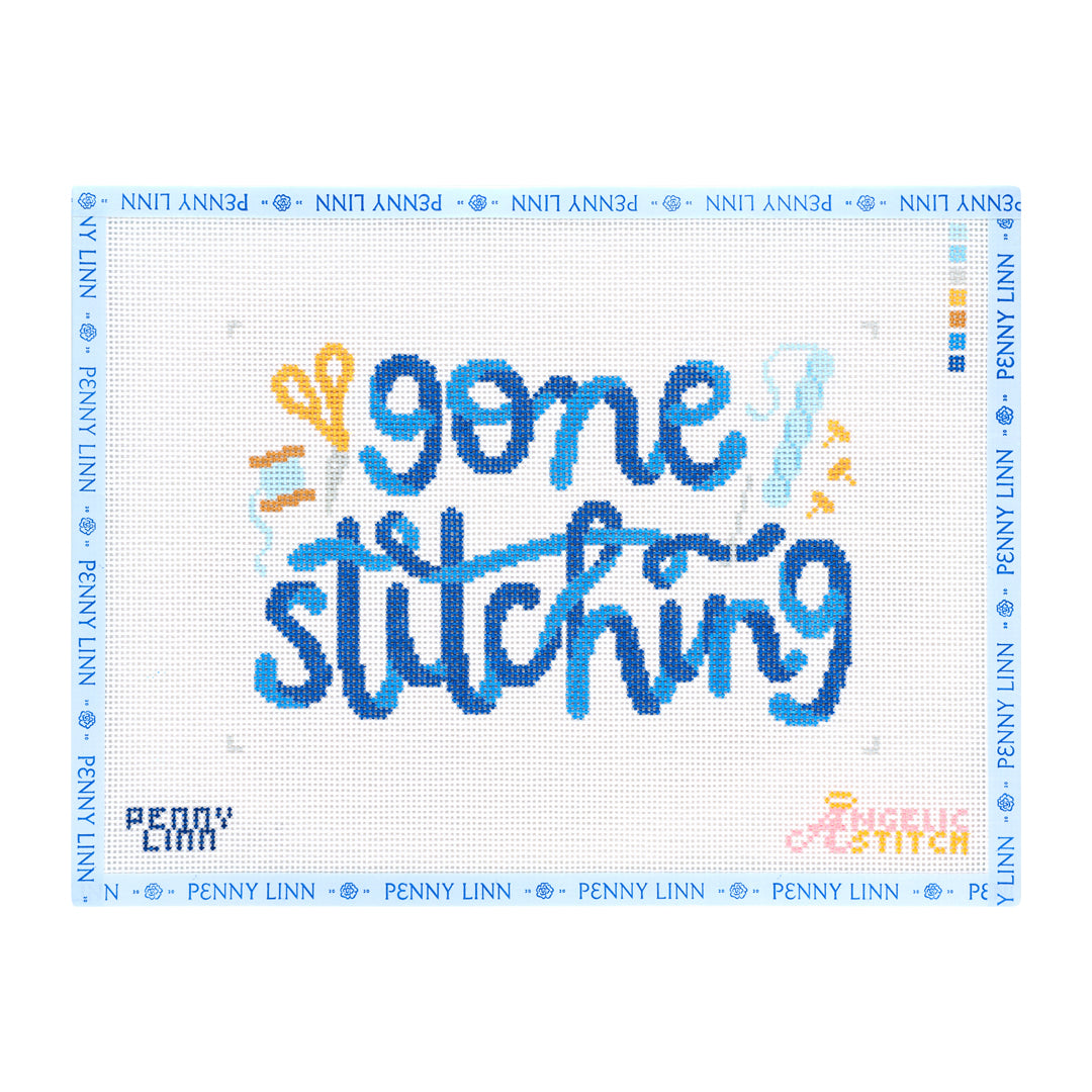 Gone Stitching - Blue
