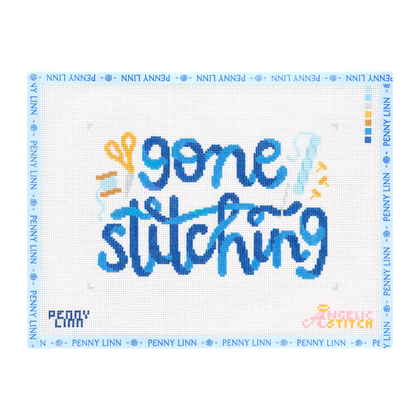 Gone Stitching - Blue