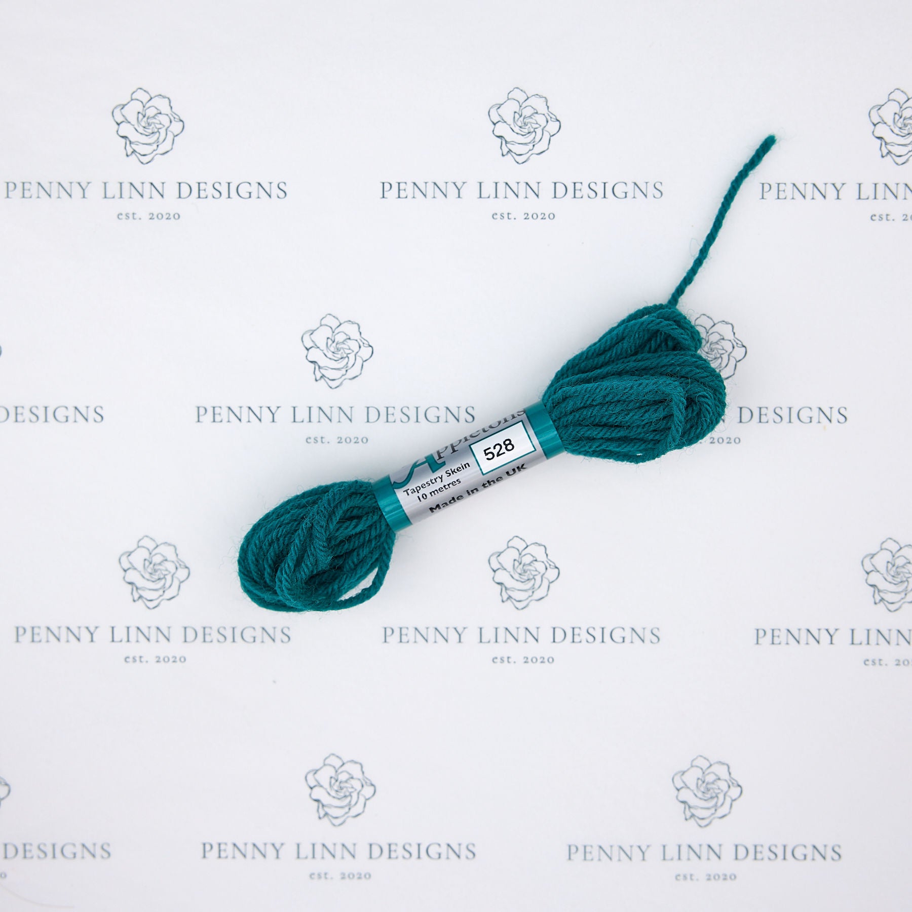 Appleton Tapestry - 528 Turquoise Very Dark