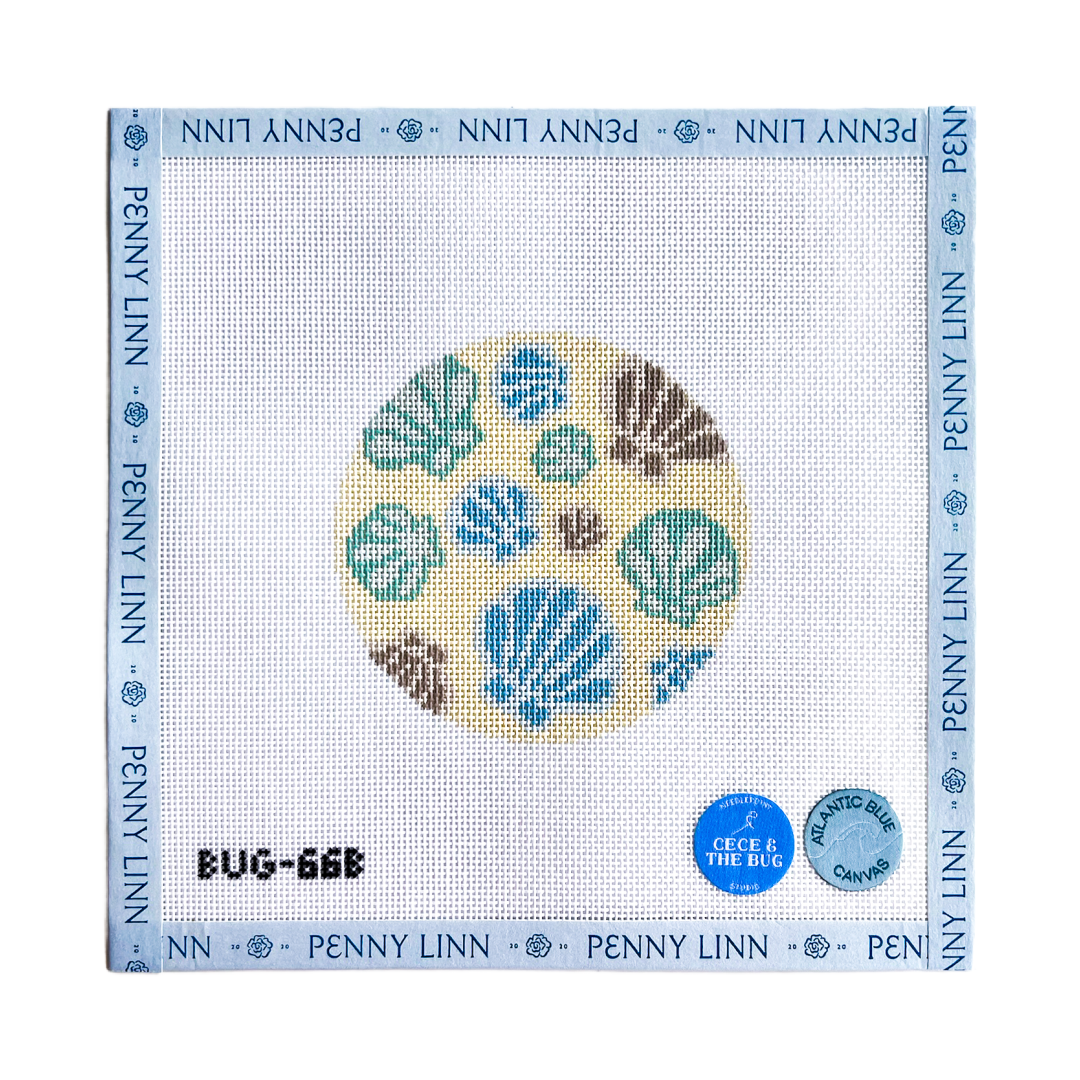 Seashell Coaster Neutral - 18 Mesh