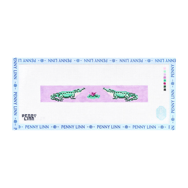 Floral Alligator Fob