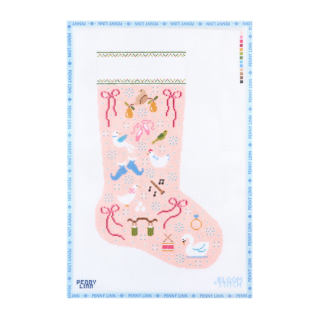 12 Days of Christmas Stocking