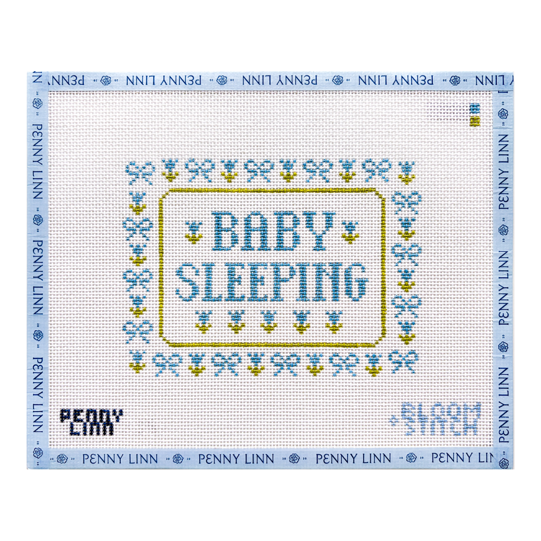 Baby Sleeping Blue