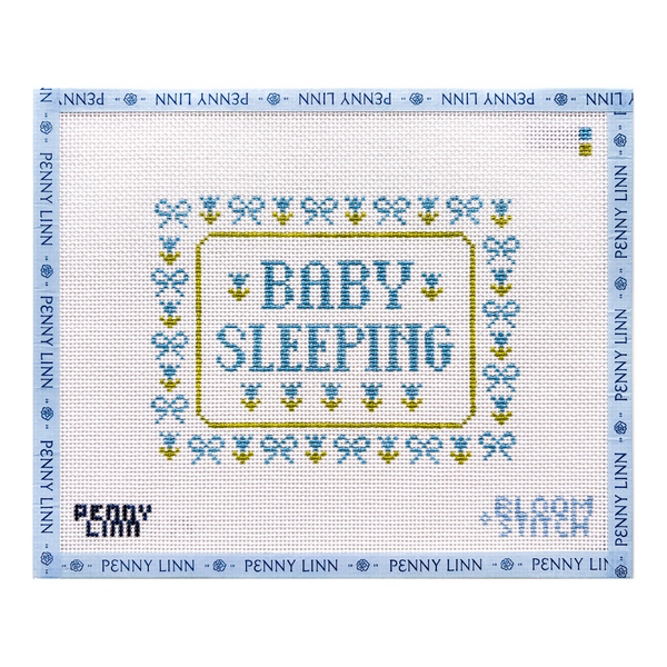 Baby Sleeping Blue