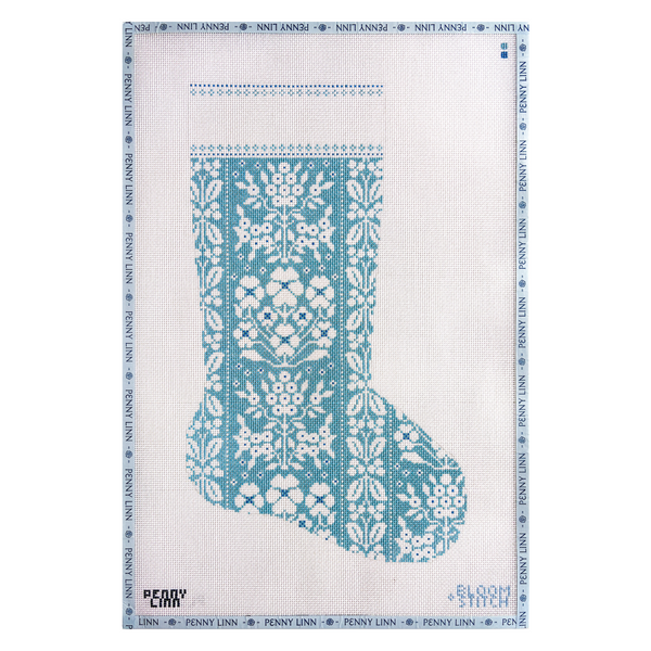 Lila Floral Stocking