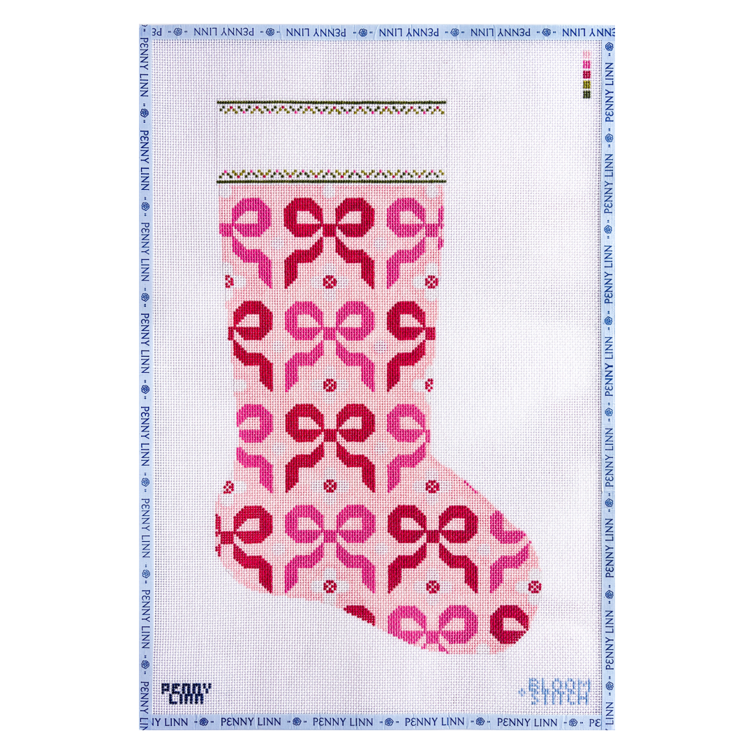 Pink Bows Stocking