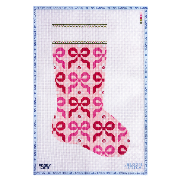 Pink Bows Stocking