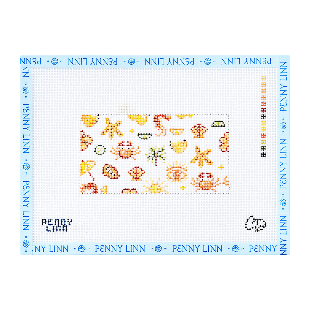 Peachy Summer Fancy Clutch