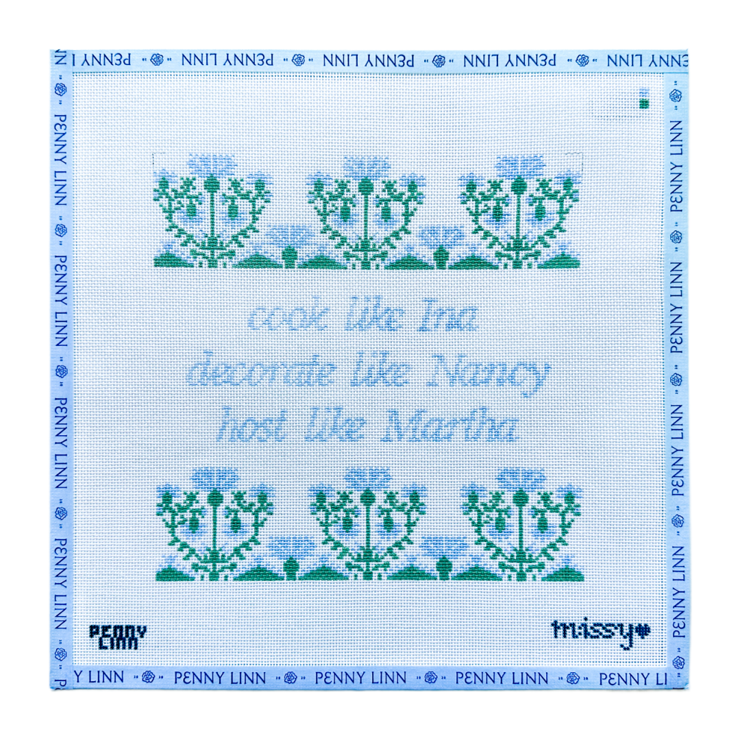 Block Print Nancy Ina Martha Sign