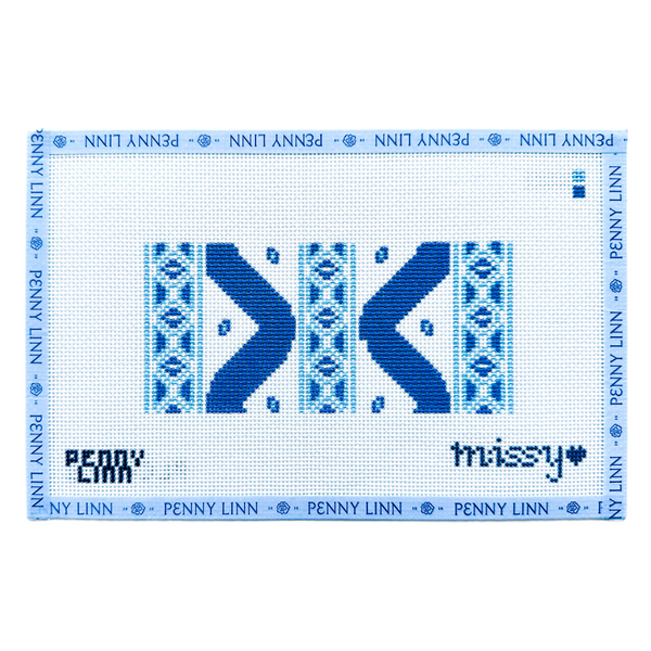 Ikat Sunglasses Case - Blue