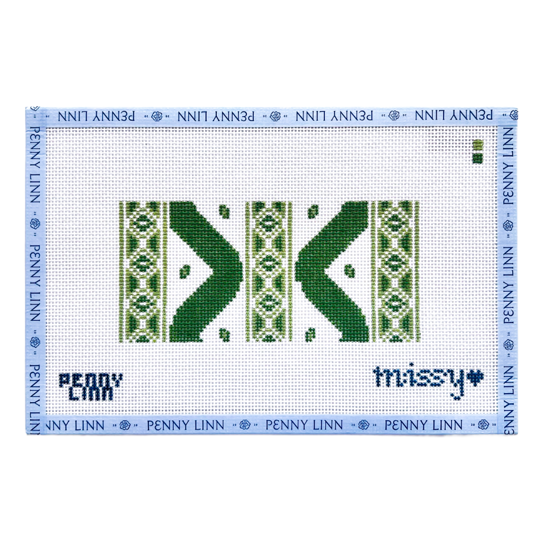 Ikat Sunglasses Case - Green