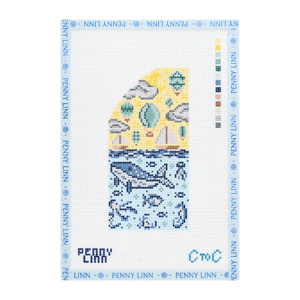 Baby Sea Book End - Green - Left
