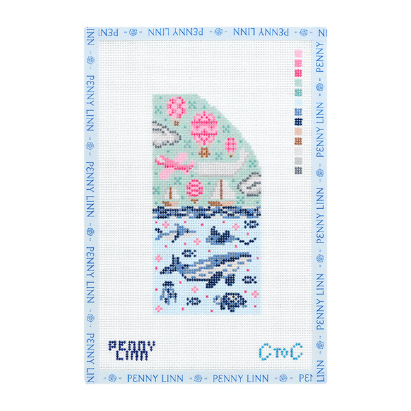 Baby Sea Book End - Pink - Right