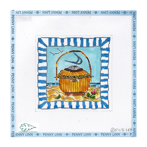 Blue Border ACK Basket