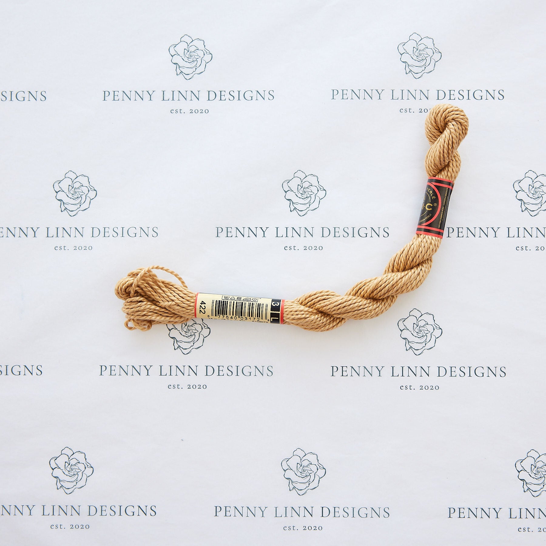 DMC 3 Pearl Cotton 422 Light Oak – Penny Linn