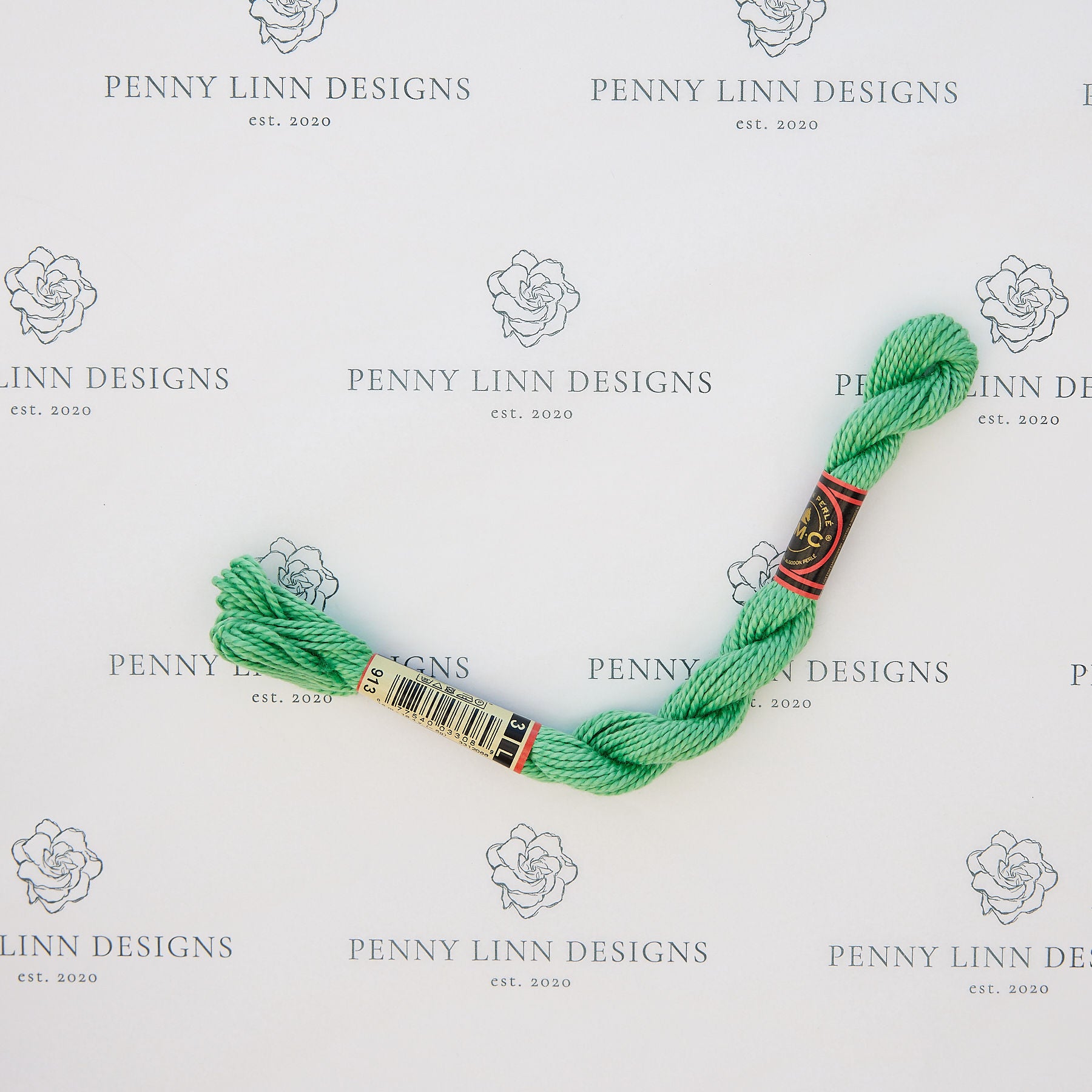 DMC 3 Pearl Cotton 913 Jade