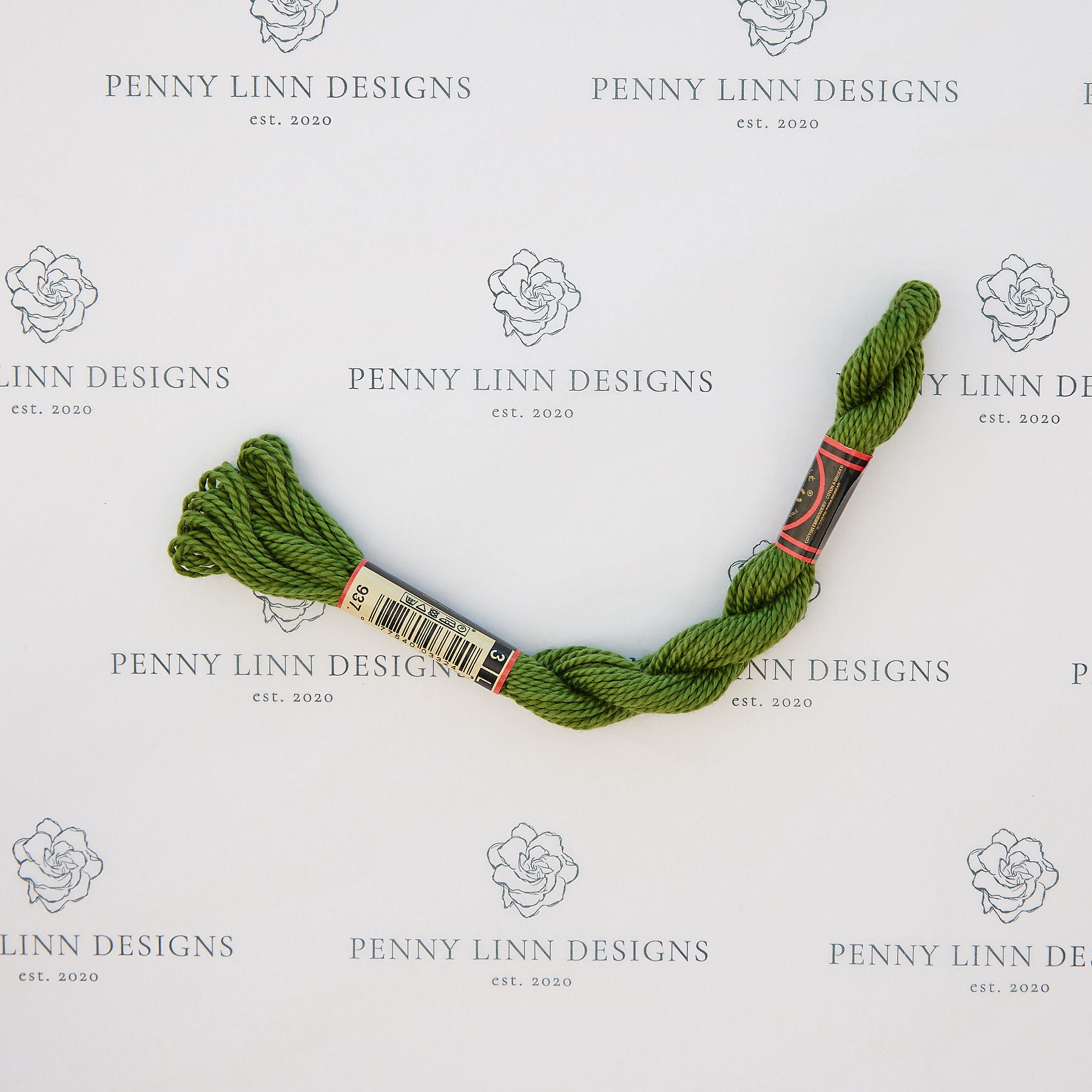 DMC 3 Pearl Cotton 937 Moss