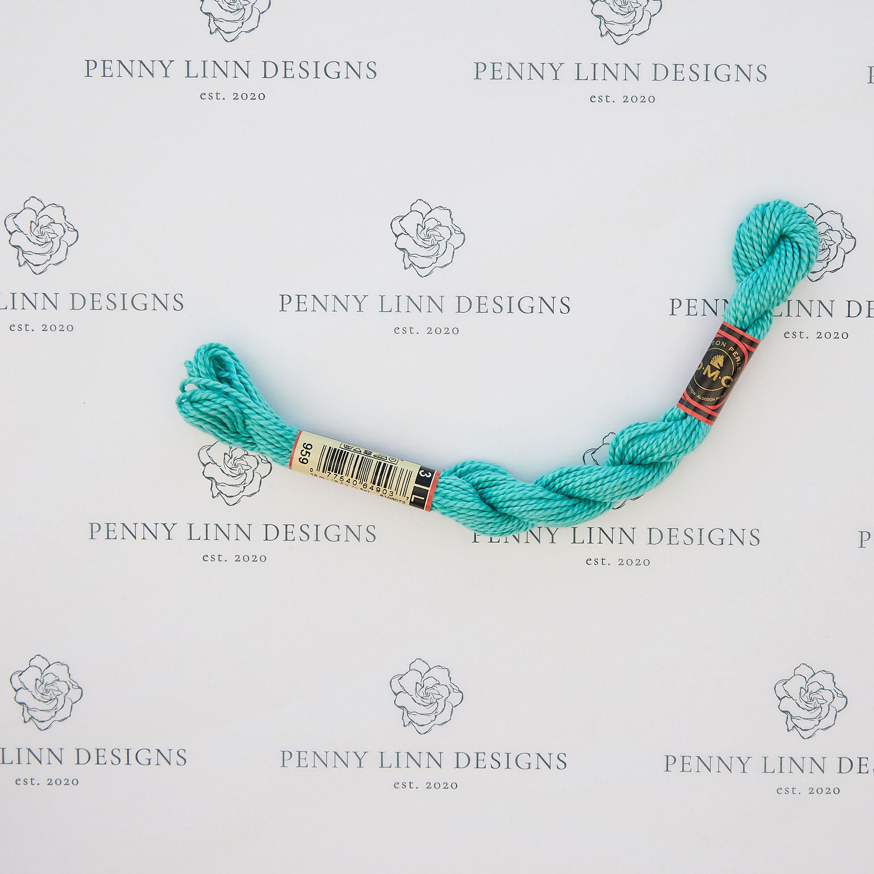 DMC 3 Pearl Cotton 959 Pale Viridian