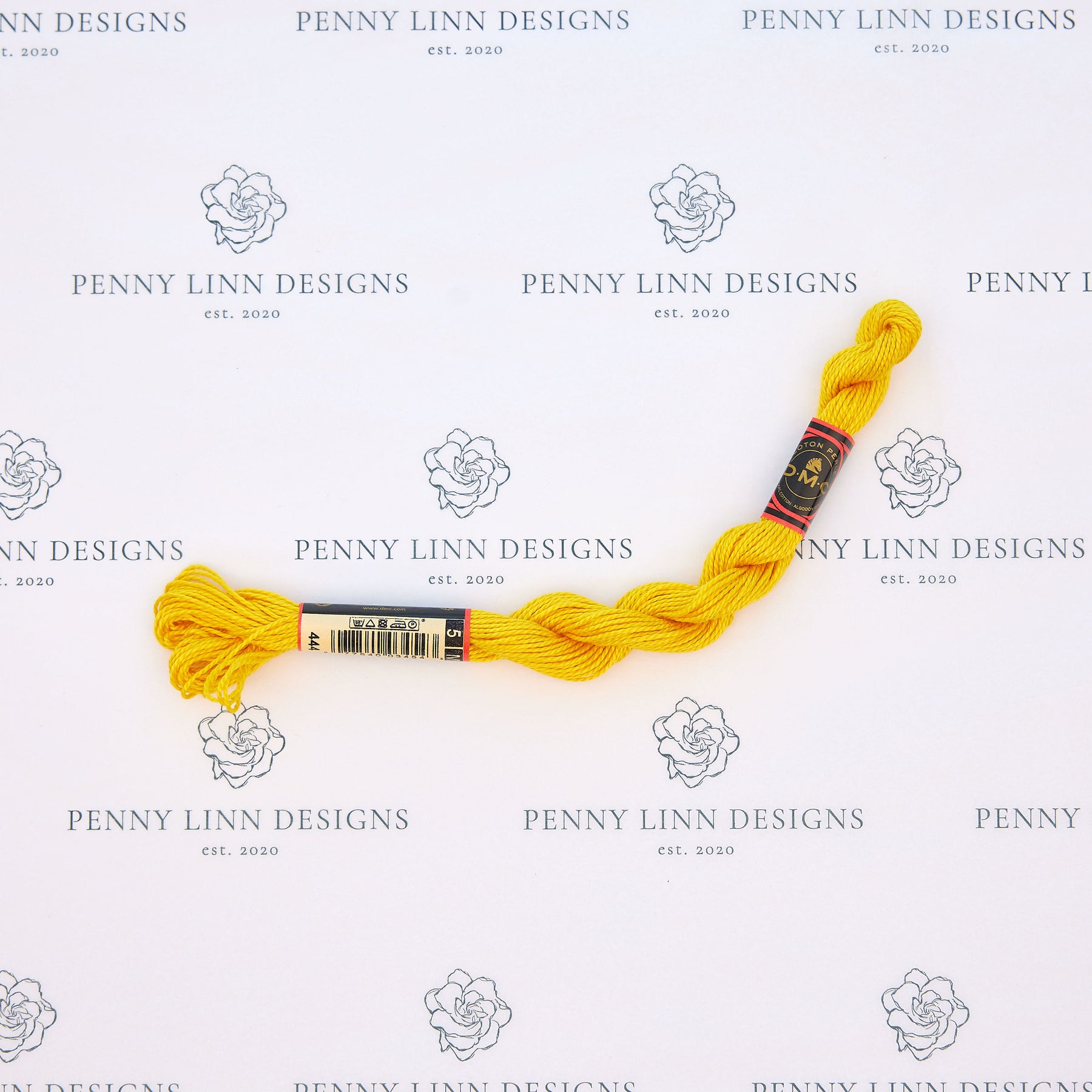 DMC 5 Pearl Cotton 444 Bright Yellow