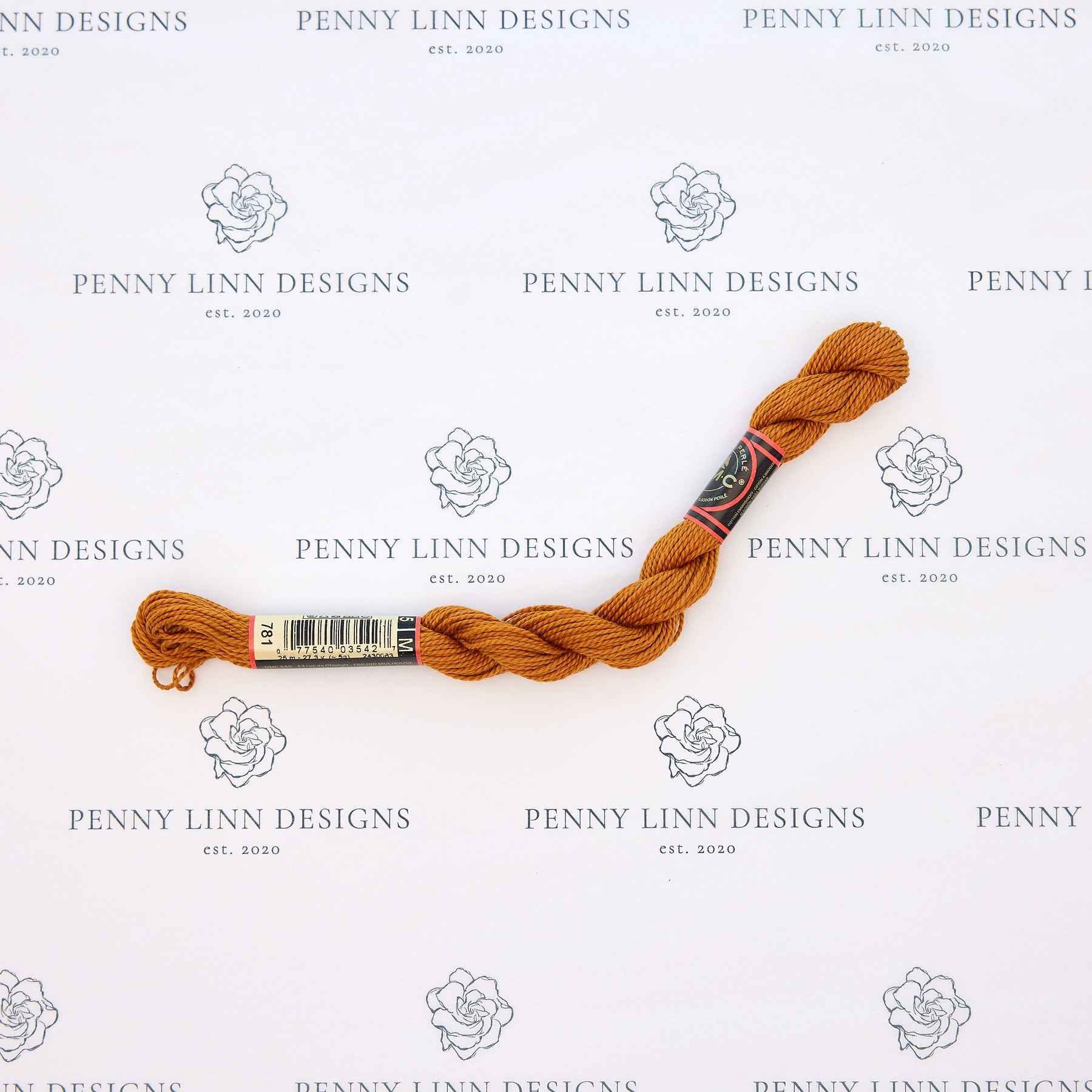 DMC 5 Pearl Cotton 781 Dark Topaz