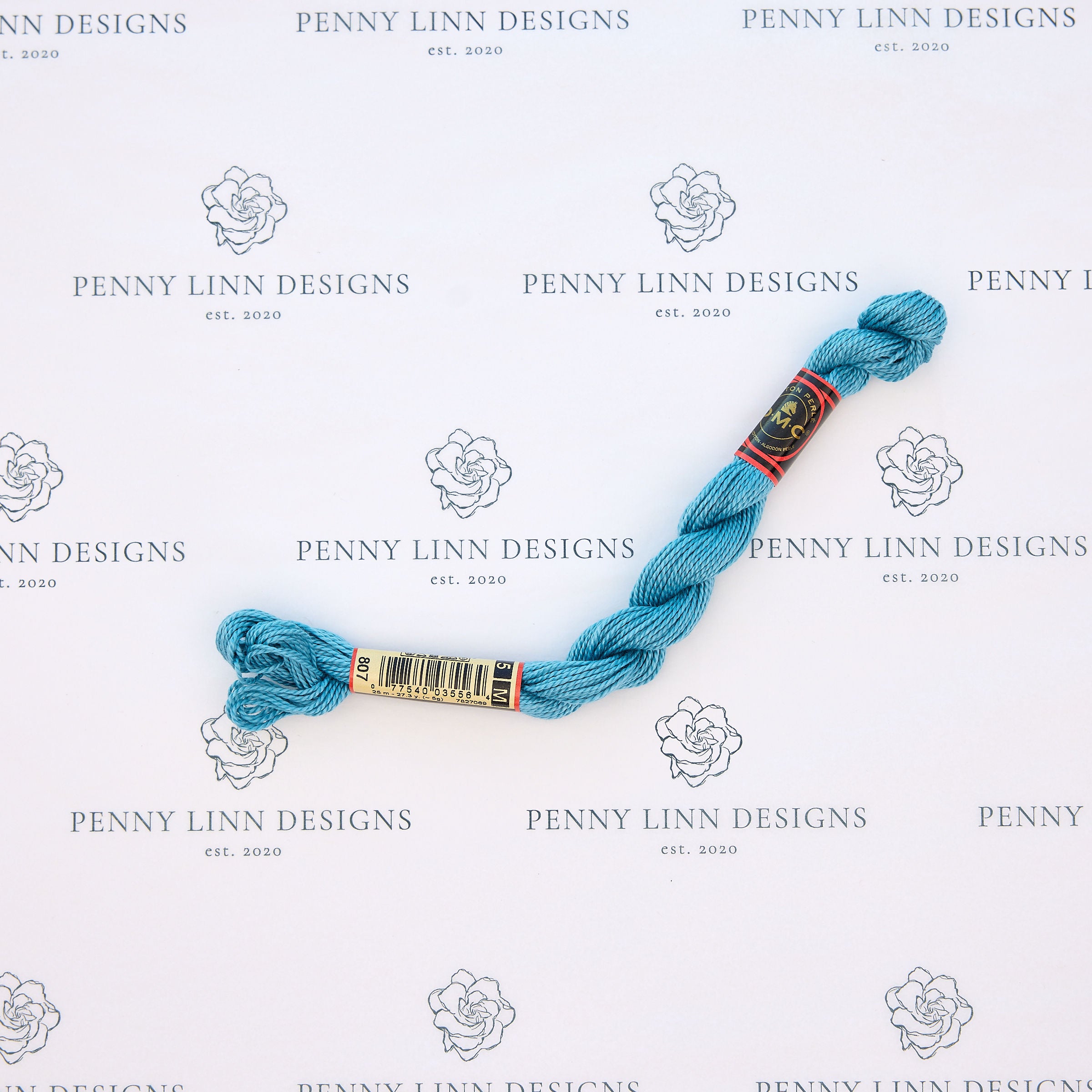 DMC 5 Pearl Cotton 807 Turquoise Tide – Penny Linn
